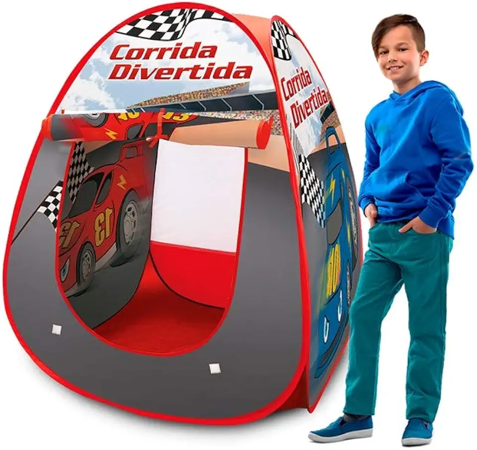 Barraca Infantil Dobrável Corrida Divertida, DM Toys