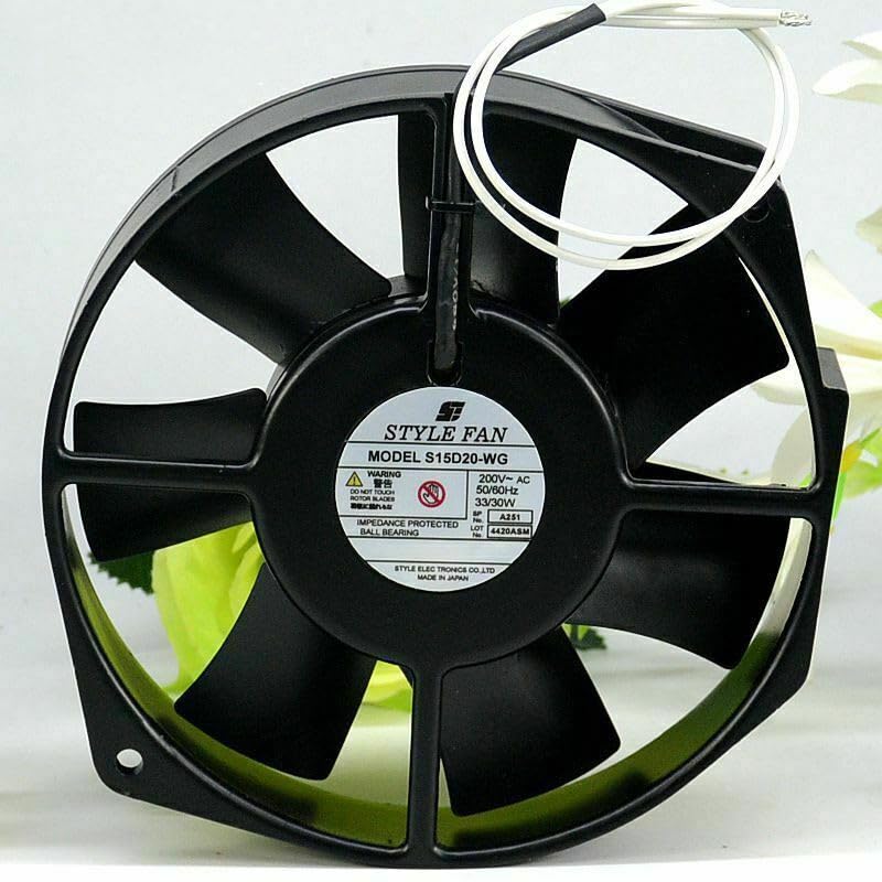 Ventilador de alta temperatura estilo S15D20-WG 200V 33/30W