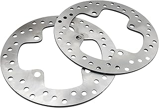 M MATI 2 PCS Rear Left/Right Brake Disc Rotor for Yamaha Grizzly 550 YFM550 2009-2014 Grizzly 700 YFM700 2007-2020 1HP-F582V-00-00