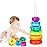 LBAIBB Spin Stack Toys,Baby Spinning Toy ABS Plastic and Color Rainbow Design,Focus on Children Educational and Interactive Learning\'s Stack Toys, Suitable for Gifts for Boys and Girls