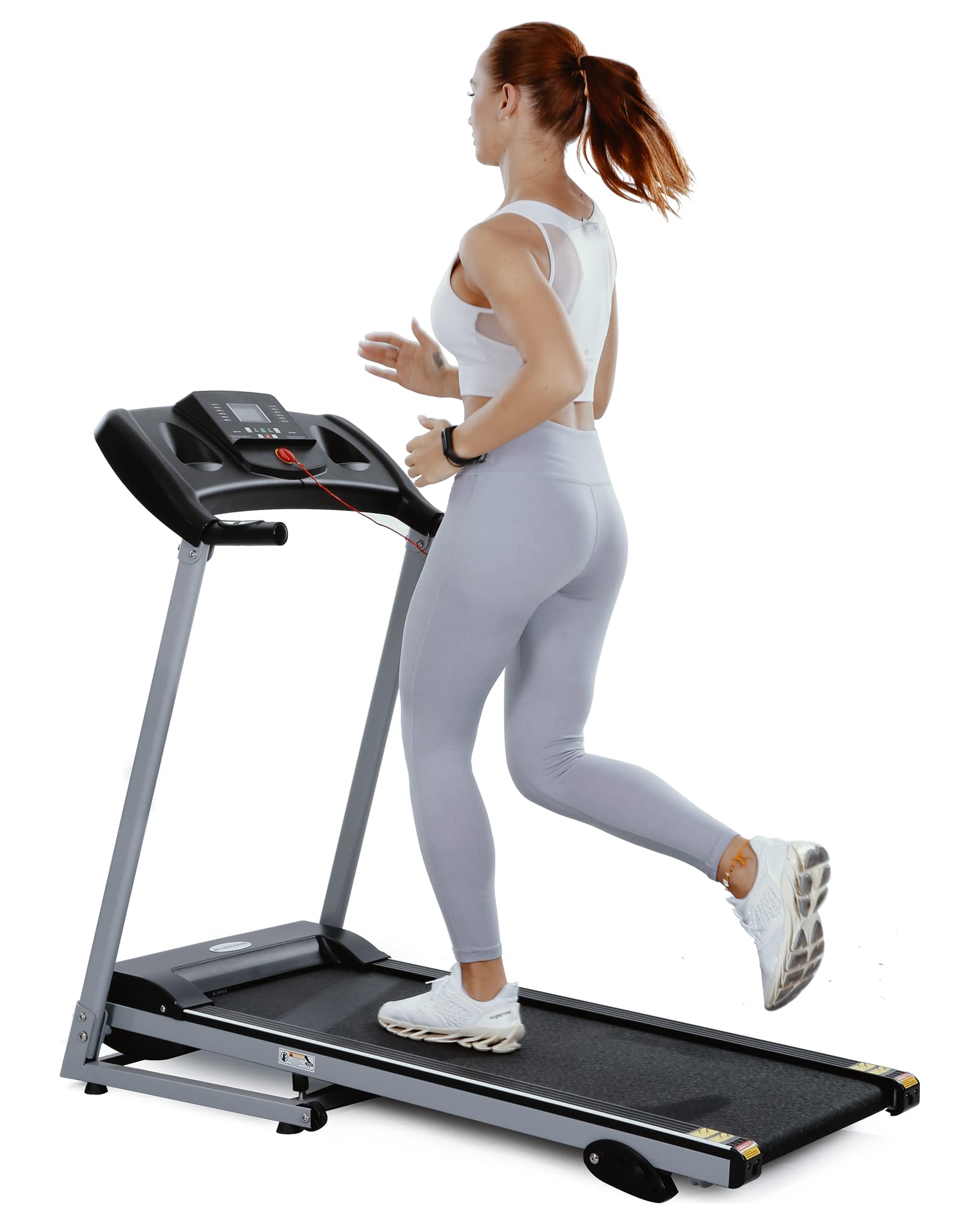 Folding Treadmill for Home Foldable Treadmill Machine 3 Level Incline 16.5"X 43.3" Electric Running