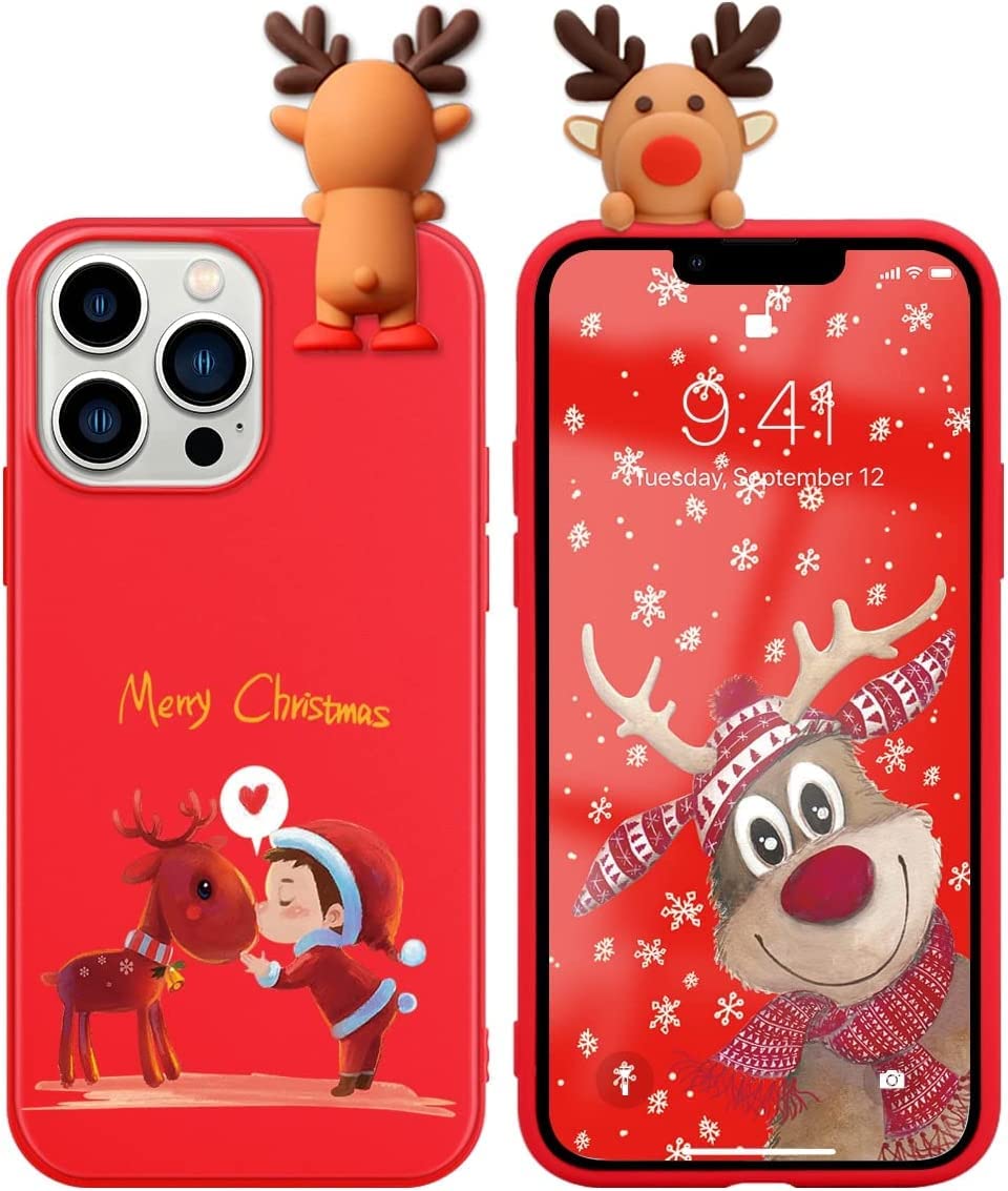 MobNano Compatibile con iPhone 14 Pro 5G, custodia ibrida ultra sottile, in morbido TPU