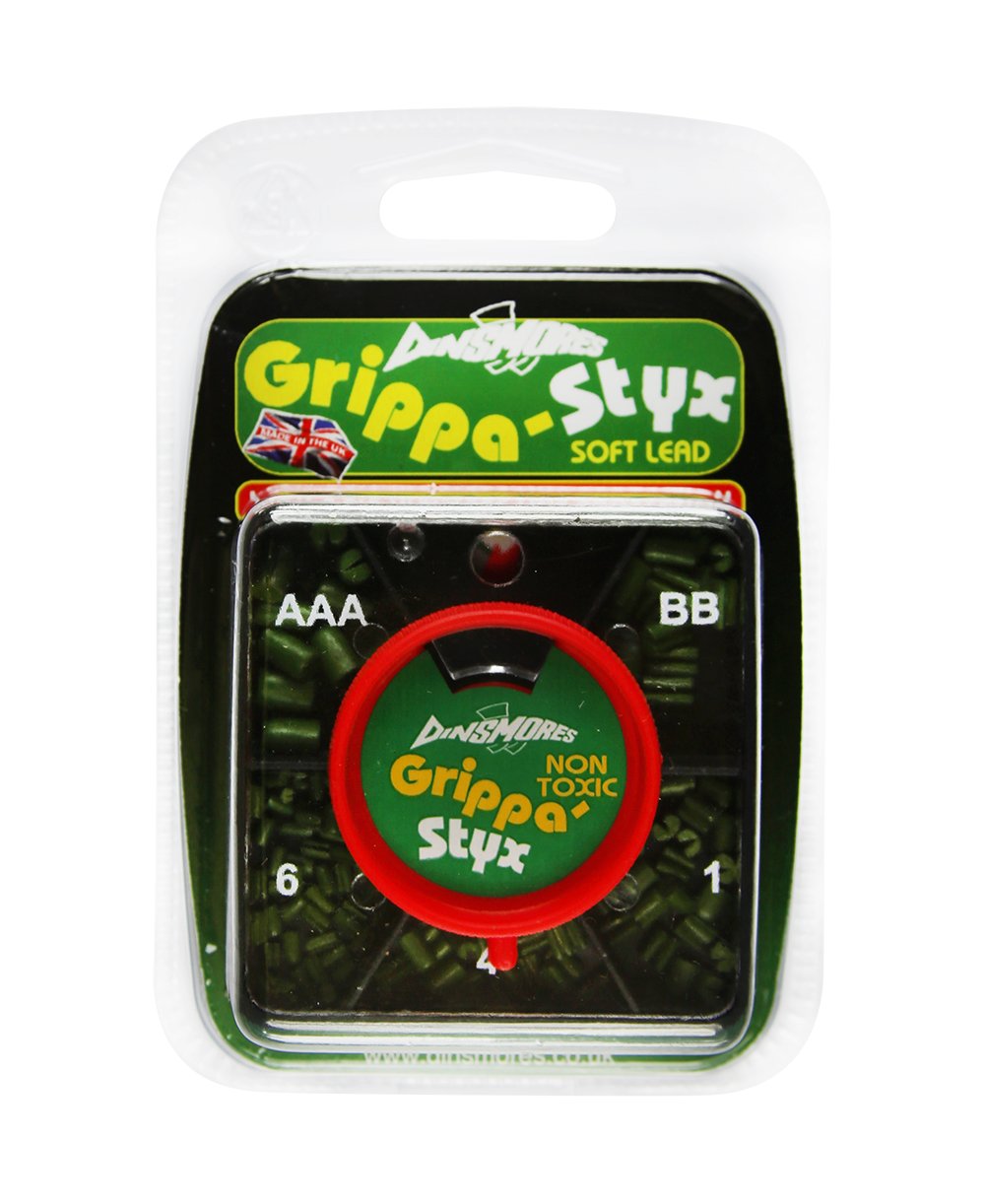 Dinsmores5 Way - GRIPPA Styx - Non-Toxic - Super Soft - Fishing Shot,Green