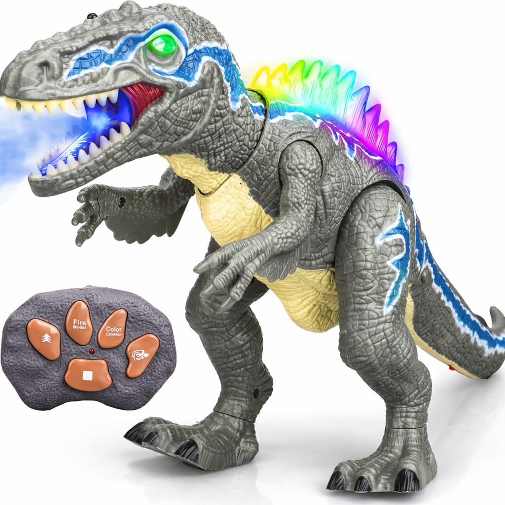 Walking T-Rex Dinosaur Toy - Roars & Lights! -10 Walking T-Rex Dinosaur Toy - Roars & Lights! -10