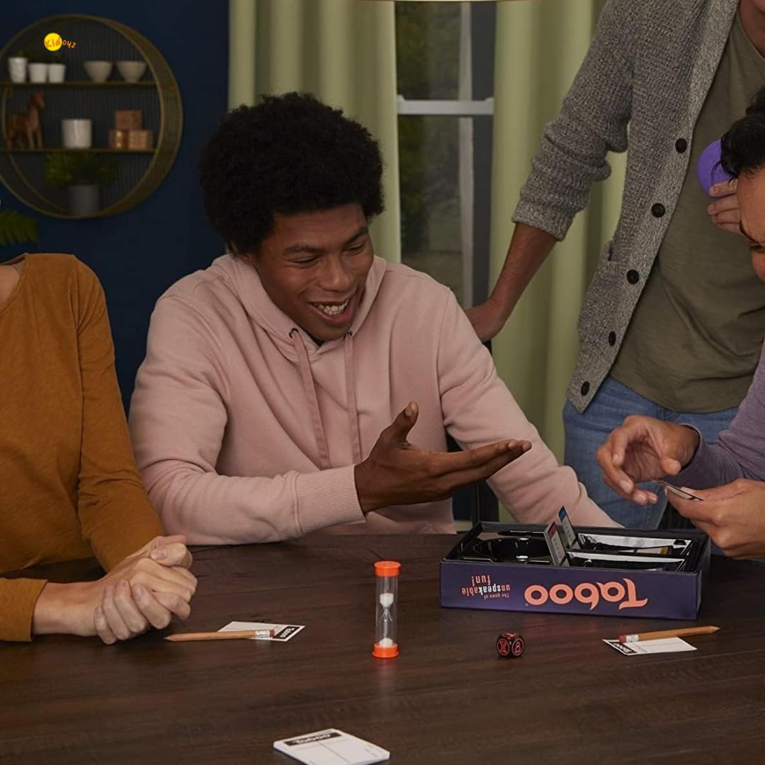 Kidoyz Taboo Board Game, Fast-Paced Word Guessing Party Game for Kids, Teens & Adults, Ages 18+, 4+ Players, Purple 2