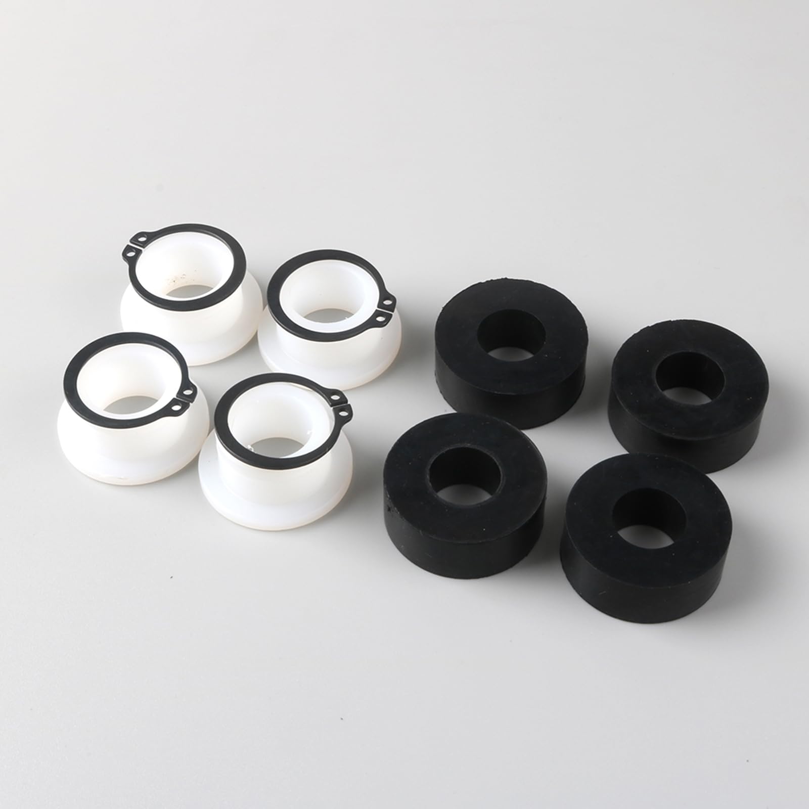 Camotokiit Fit Walker Mower Deck Tune Up Kit -4 Bushings, 4 Free Snap Rings & 4 Shock Bushings