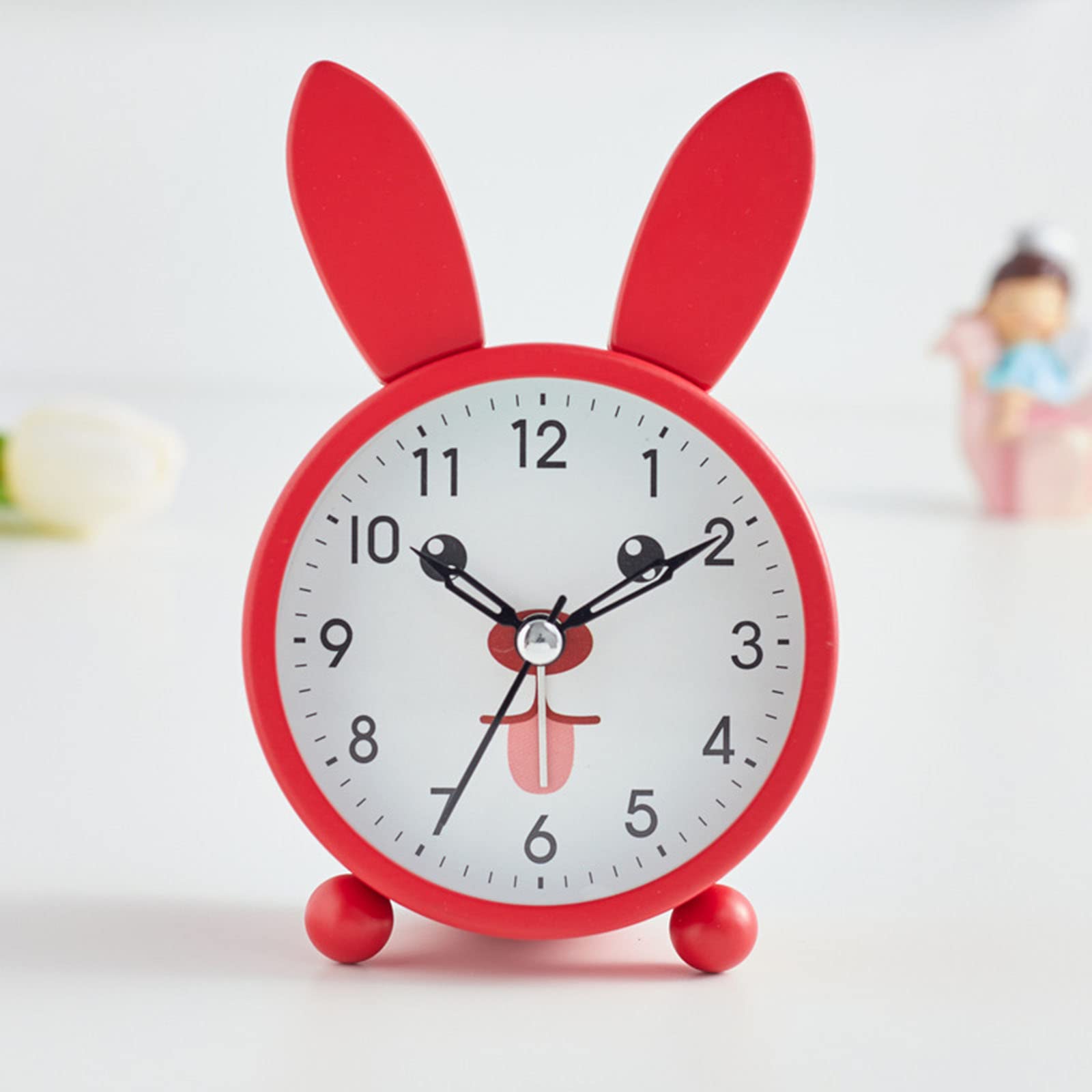 Réveil pour Enfants, Réveils Lapin Rose pour Filles, Réveil Enfant avec