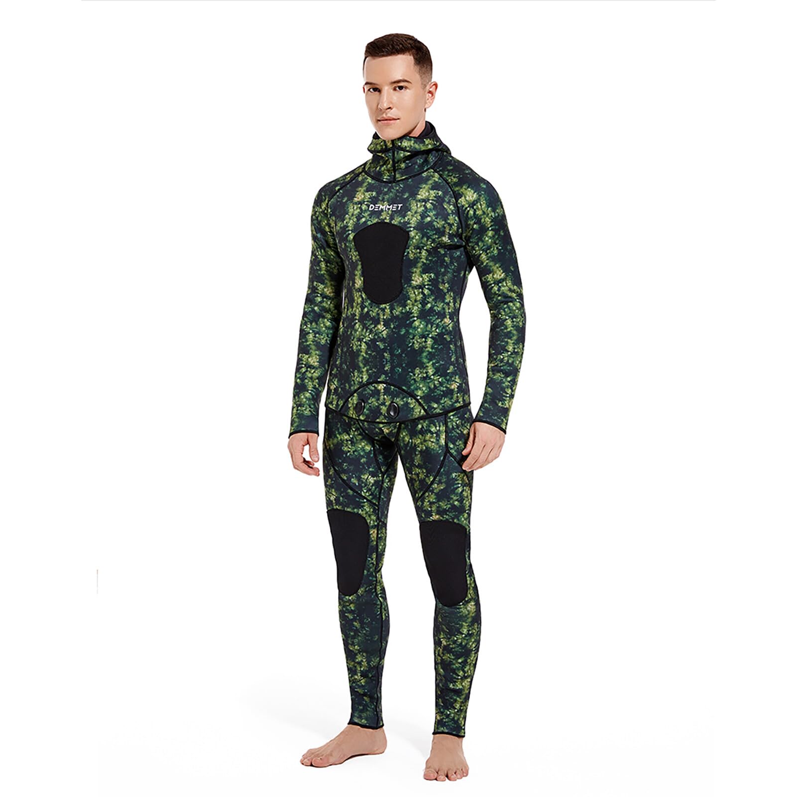 Neoprene Immersione Muta 3MM Inverno Caldo Uomo Cappuccio Surf Cerniera Anteriore Snorkeling Pescare Cappuccio Muta Subacquea