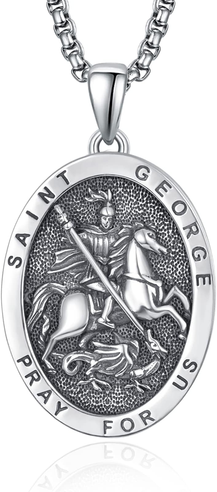 ADMETUS 925 Sterling Silver Patron Saint Medals