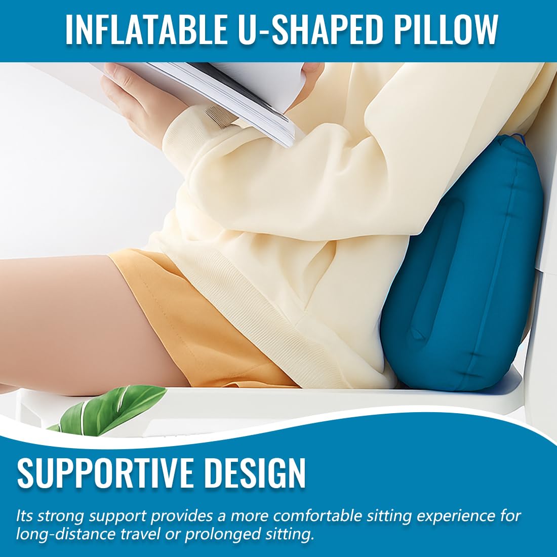 Almohada Camping Hinchable Ultraligera, Almohada Hinchable Camping Funda Suave y Válvula Ajustable, Accesorios Camping Almohada Viaje Cómoda y Compacta, Accesorio para Mochilero y Bikepacking
