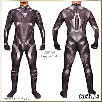 Amazon.co.jp: [ジーティーライン] 全身タイツ 黒スーツ