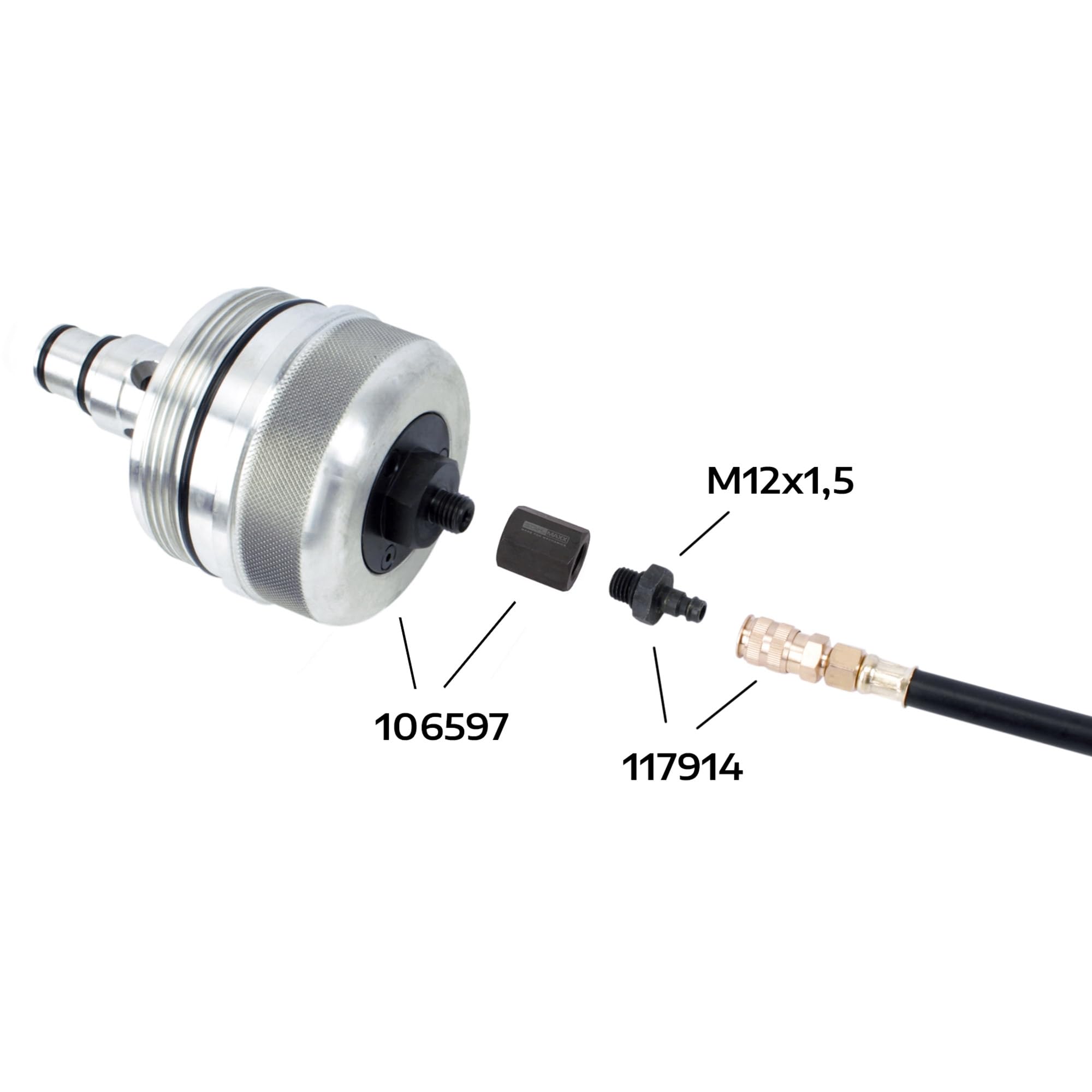 Stahlmaxx Ölfilter Adapter für Öldruckmessung für BMW Benzin Motor