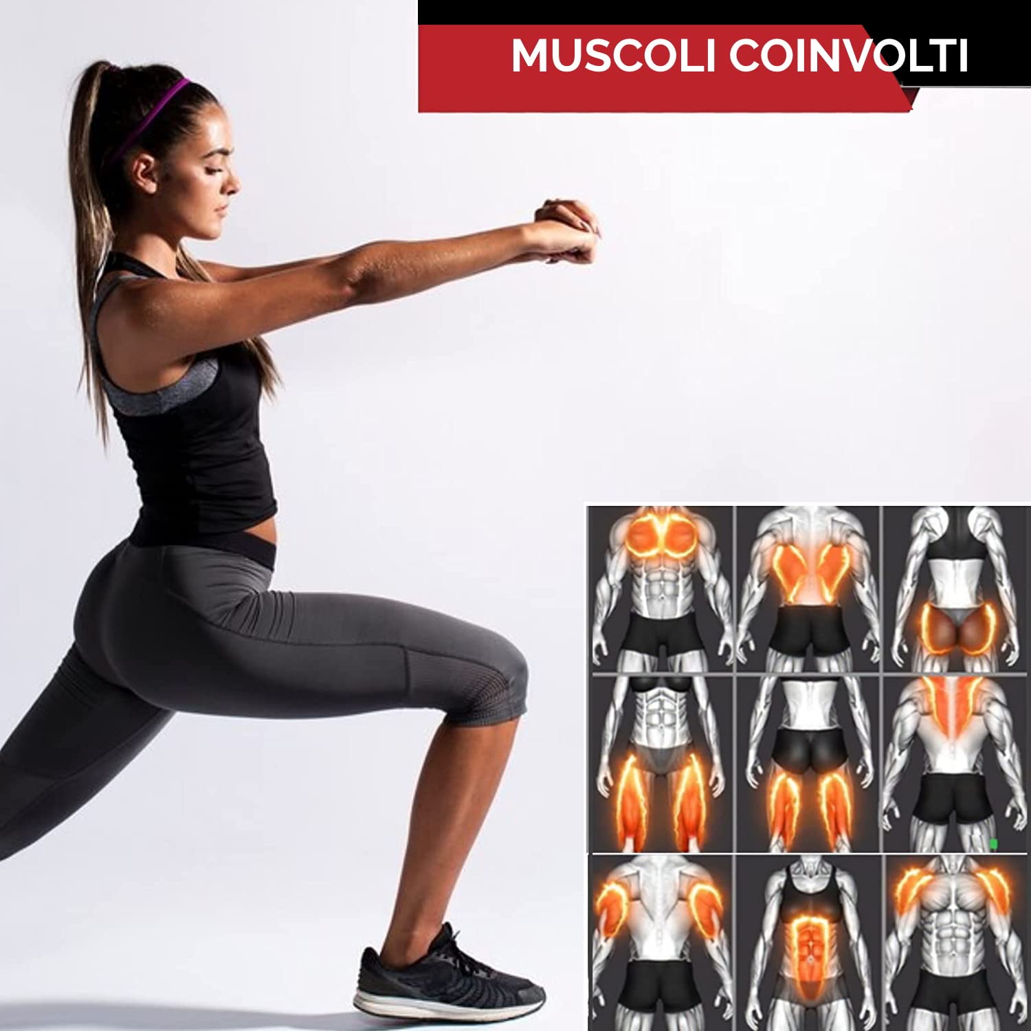 ECOVELO Bilanciere Curvo Sagomato 120CM Ø25MM Curl Bar Manubrio Barra per Allenamento Bicipiti e Tricipiti Palestra Fitness