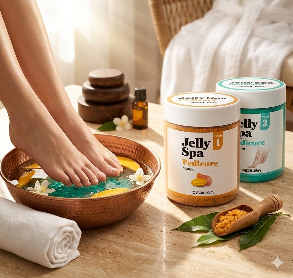 Pack Jelly Spa Pedicure - Paso 1: Mango 750g - Paso 2: 1250g - Depilion