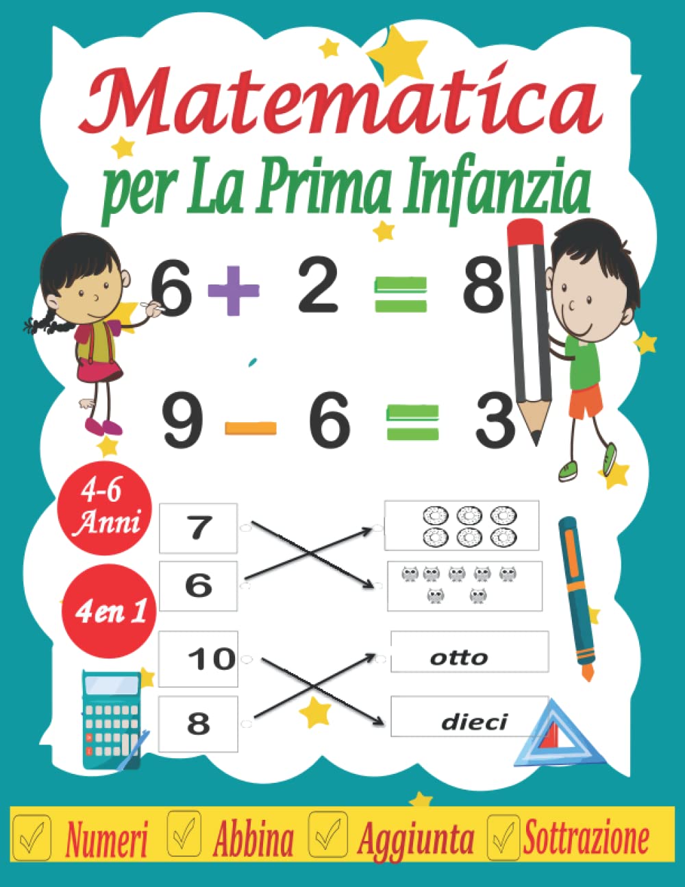 Buy Matematica per la Prima Infanzia: Aritmetica, Contare, Addizioni e ...