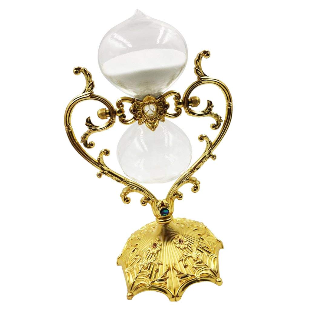 Sanduhr 30 Minuten Timer Hourglass Sand Timer Kreatives Geschenk Kinder goldfarben