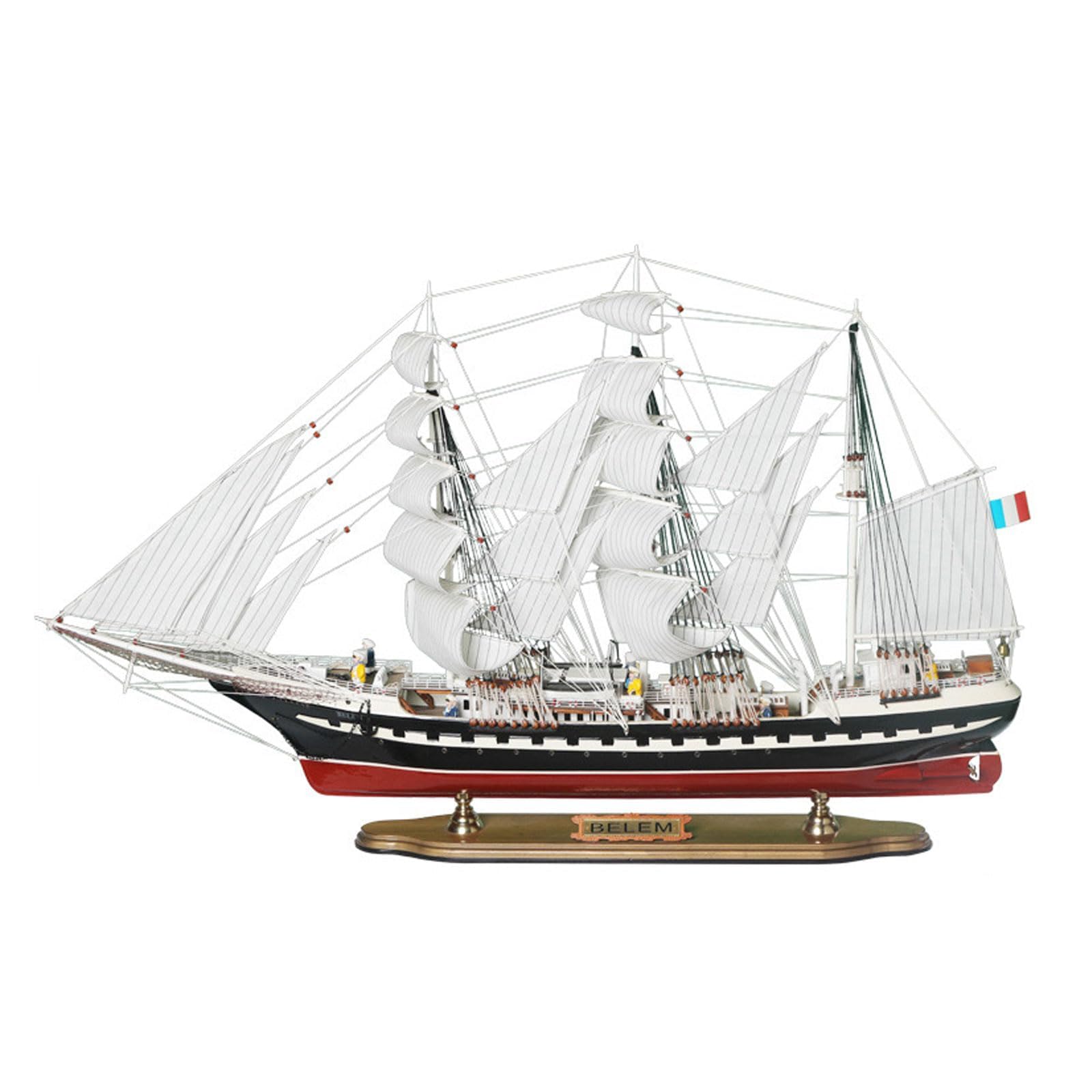 Maquette bateau voilier en bois – décoration marine vintage - Décoration Maquette bateau voilier en bois – décoration marine vintage - Décoration
