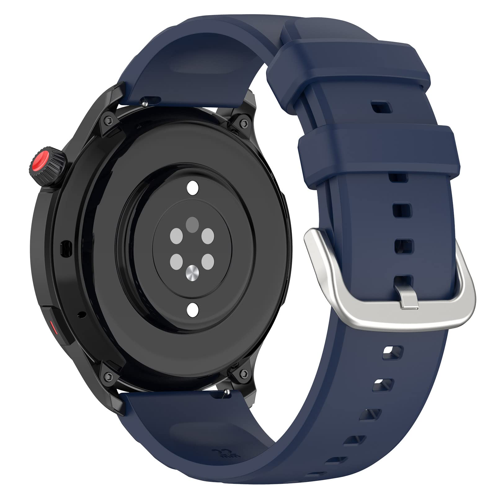 Paski do zegarków pasują do Amazfit GTR 4 / GTR 4 Pro / GTR 2e, 2 szt., 22 mm, silikonowy zamiennik pasków do zegarków, paski na nadgarstek, pasuje do POLAR GRIT X/Vantage M2 (fioletowo-czarny)