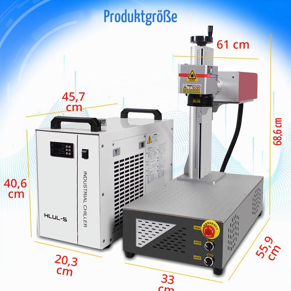 Laser-Markierungs-Graviermaschine 3W/5W/10W/15W CRS UV für Glas/Holz/Acryl/Metall (10, Watt)
