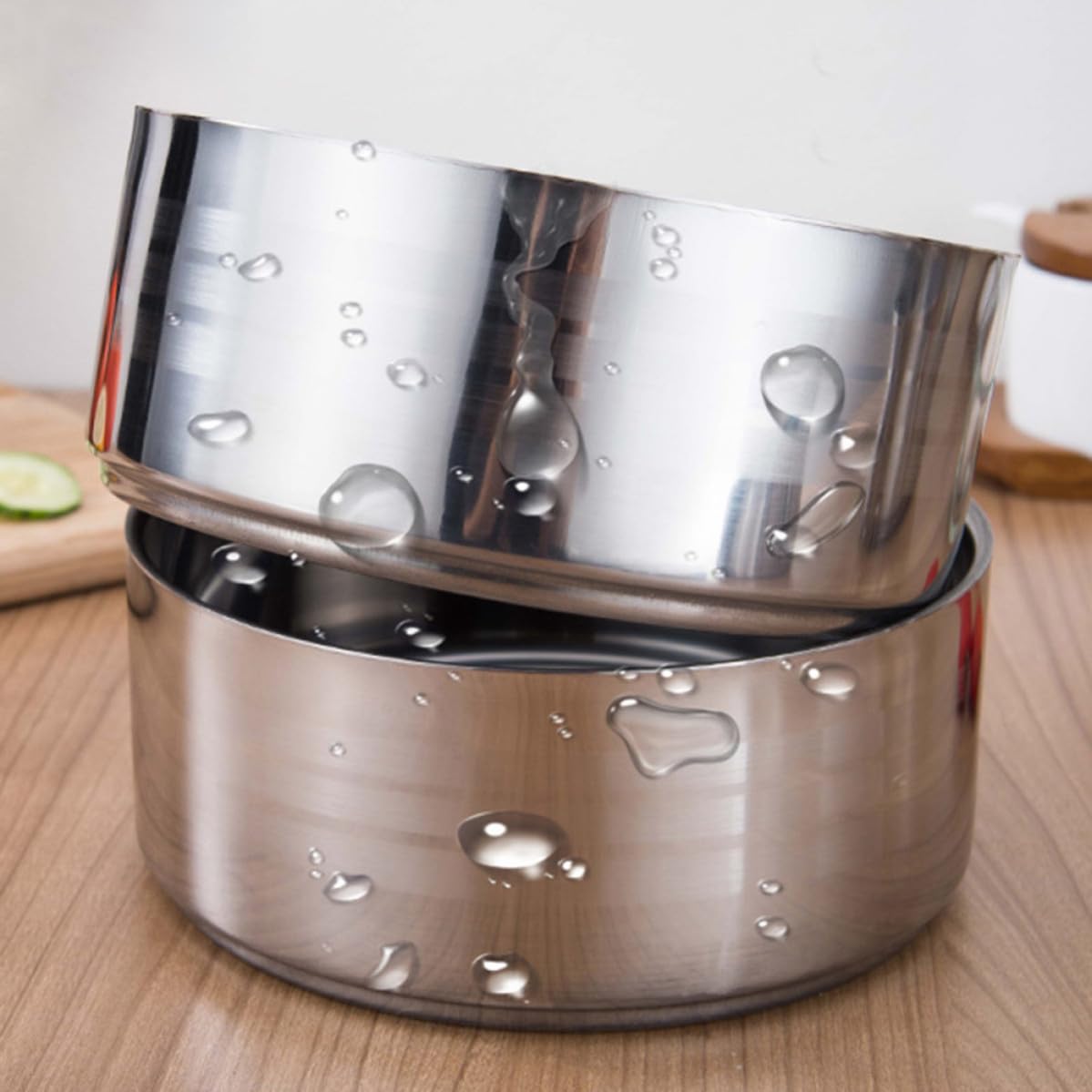 PRETYZOOM Isolierte Lunchbox aus Edelstahl mit 4 stöckigem Design Separaten Fächern und Geruchsneutralität für Picknick und Zuhause als Praktischer Lebensmittelbehälter