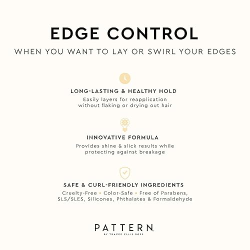 Miniatura 8 de PATTERN Beauty by Tracee Ellis Ross Edge Control con mantequilla de semillas de mango para cabello rizado