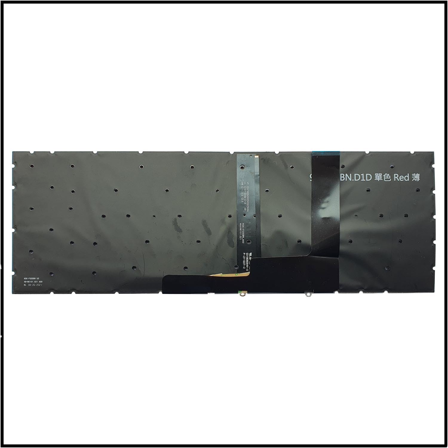 Generico Tastiera Italiana per MSI Katana GF66 11SC 11UC 11UD 11UE 11UG RETROILLUMINATA