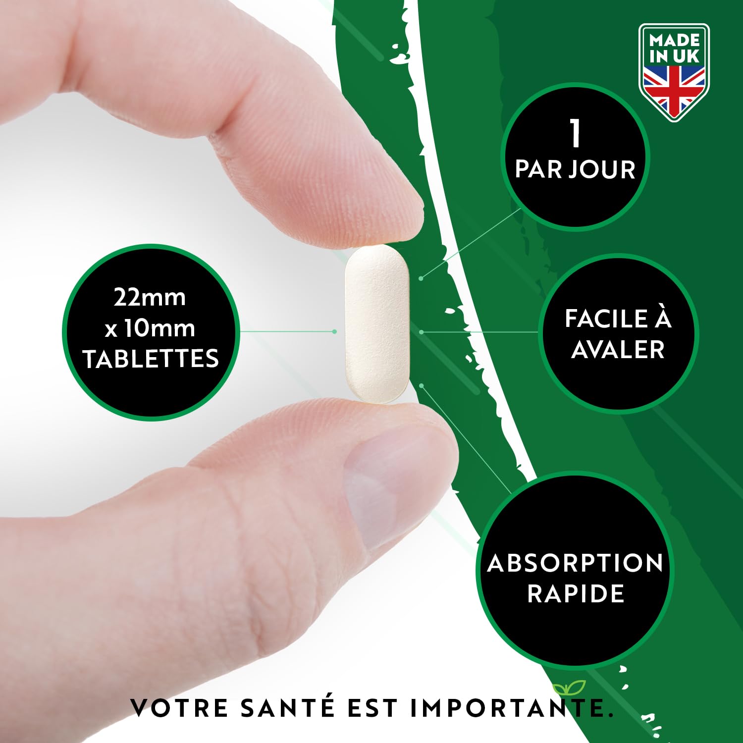 L-Lysine 1100mg Hautement Dosé - 240 Vegan comprimés - Supplément d'acides aminés essentiels L Lysine - Croissance normale et rotation musculaire - Sans Additifs - Fabriqué par Nutravita