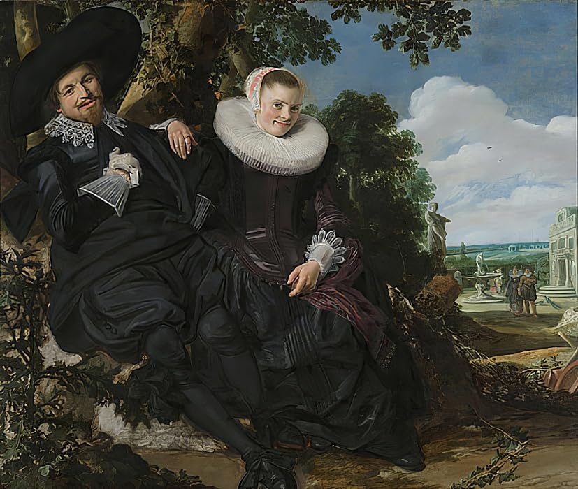 Affiche décorative couple Frans Hals de SERENDIPITP : idée cadeau idéale mariage