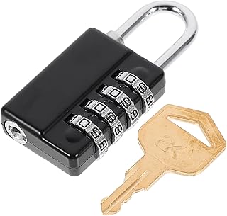 YARNOW 1 Set Password Digital Padlock Outdoor Padlock Keyed Padlocks Lock with Key Gym Padlock Lock for Locker Zinc Alloy Password Padlock 4 Digit Safety Lock 4 Digit Combination Lock