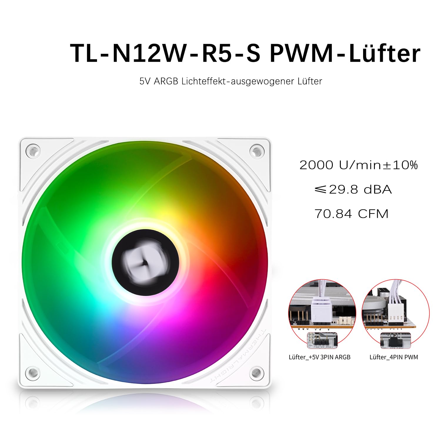TR-Thermalright AQUA Elite 360 V6 ARGB White Liquid CPU Refrigerador de CPU, enfriamiento Aio de 360 mm, Ventilador de 3 PWM-ARGB, para AMD AM4/AM5, Intel LGA1851/1700/115x/1200 (blanco)