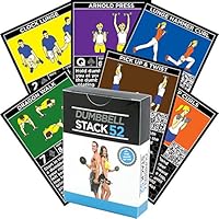 Algopix Similar Product 5 - Stack 52 Dumbbell Exercise Cards by