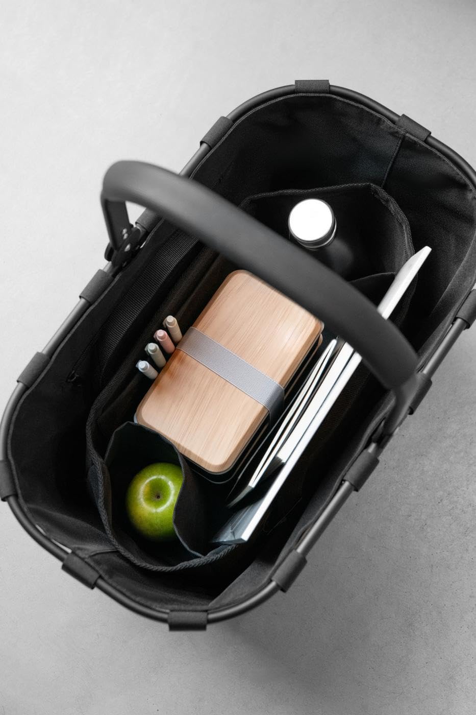 reisenthel Carrybag Leo Macchiato + Organizer Leo Macchiato - Funktionaler Taschen-Organizer: Für noch mehr Ordnung in Ihrer reisenthel Einkaufskorb