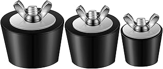 Tondiamo 3 Size Rubber Pool Plugs Pool Return Line Plugs Pool Plugs Skimmer Plugs Pool Plugs for Inground Pool Above Ground Pool (1 Inch, 1.5 Inch, 2 Inch)