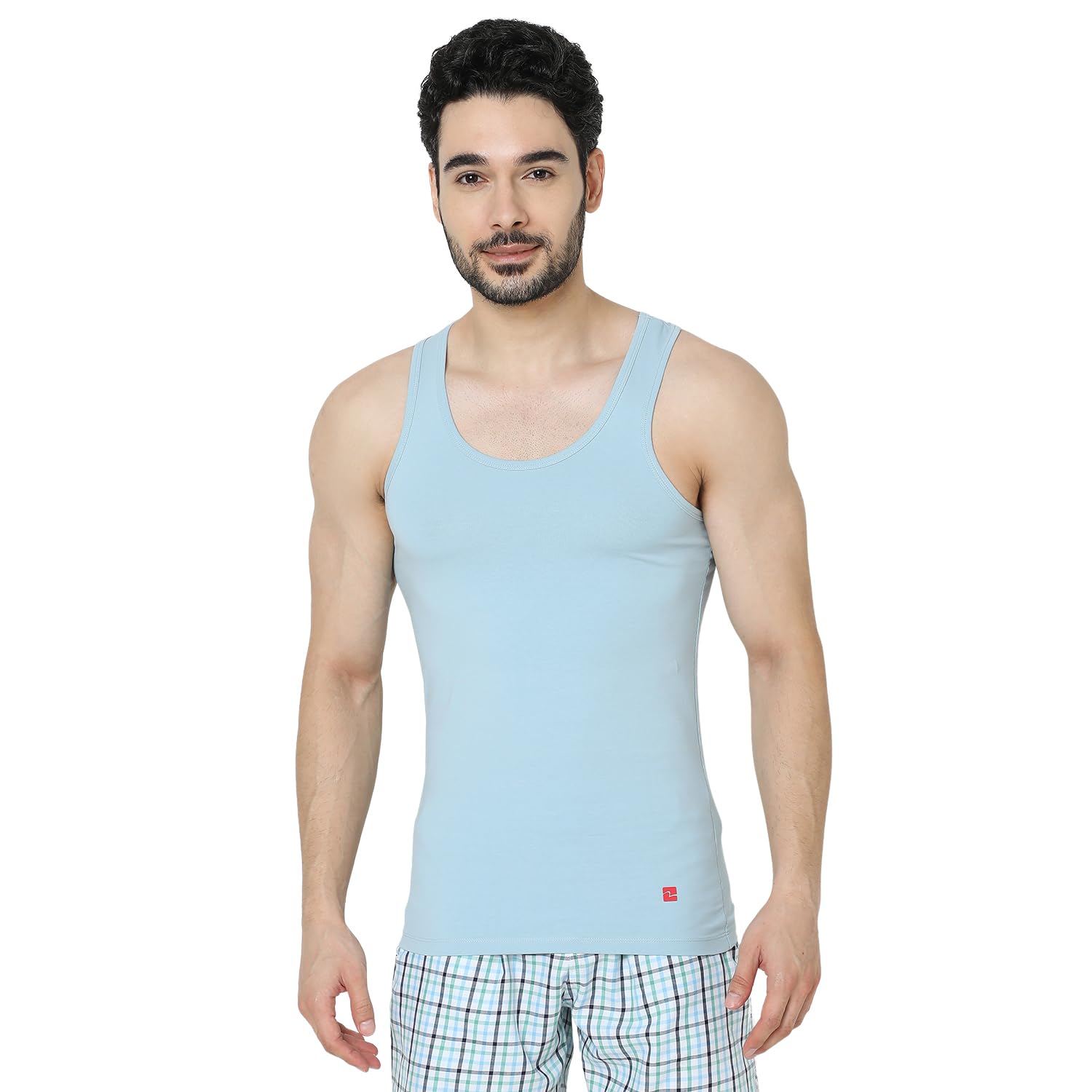 by Spykar Men Premium LT Blue Vest-image-46
