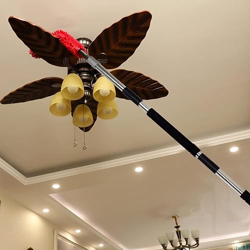 Miniatura 8 de Barra de extensión, multiusos de 4 pies a 12 pies, ajuste de empalme, varilla telescópica, cepillo y poste de araña, rodillo de pintura en aerosol