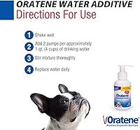 Vista 5 de PET King Brands Zymox Oratene - Aditivo de agua enzimático sin escobillas, 4 onzas