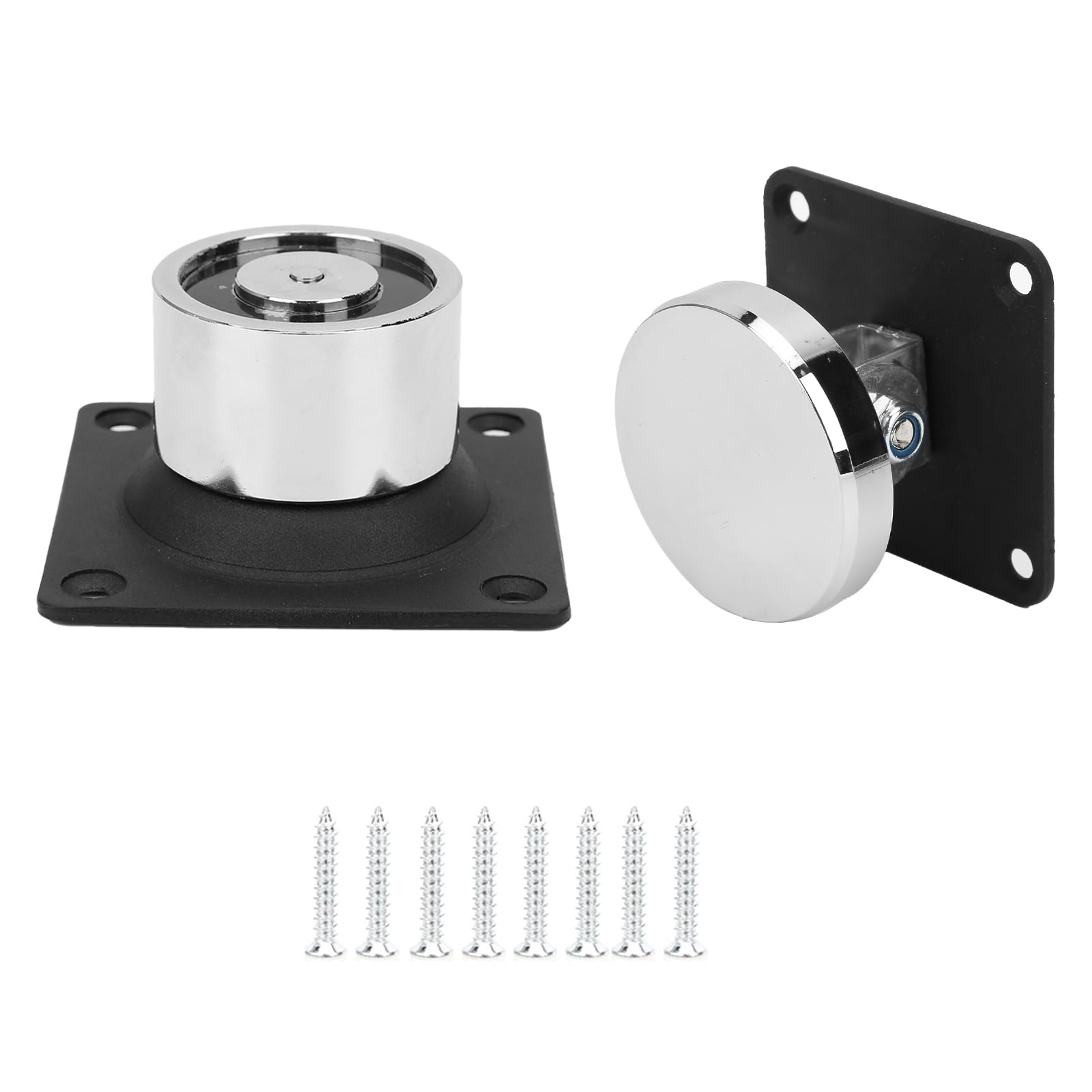 Pongnas Support de Porte Électromagnétique 12V 24V Ventouse Puissante pour Portes en Bois et Fer Butée Coupe Feu Compatible avec