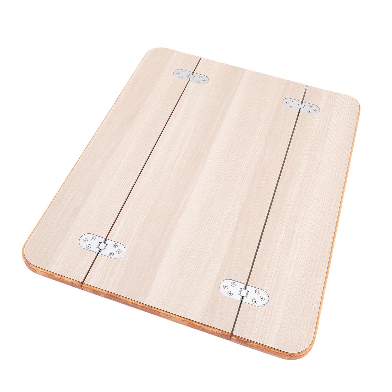 Wohnmobil-Tischplatte, Klappbarer Marine-Tisch aus Massivem Holz mit Beschichteter Oberfläche und Handversiegelter Metallkante, für Yacht-, Schiffs-, (Weiß (595 x 480 mm/23,43 x 18,9 Zoll))