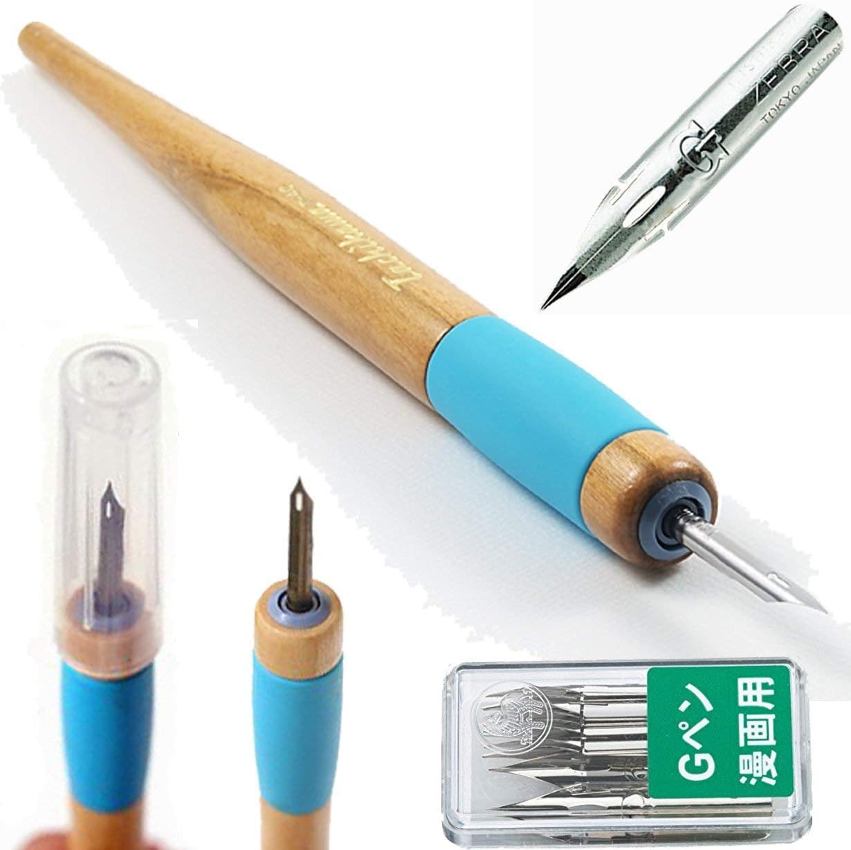 Tachikawa Penna a sfera T-40 + 10 Zebra Comic G Cromo (Confezione) - Prodotto in Giappone
