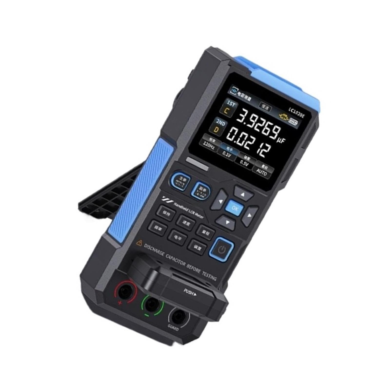 LC1020E 100 Hz–100 kHz tragbares digitales LCR-Brückenmessgerät