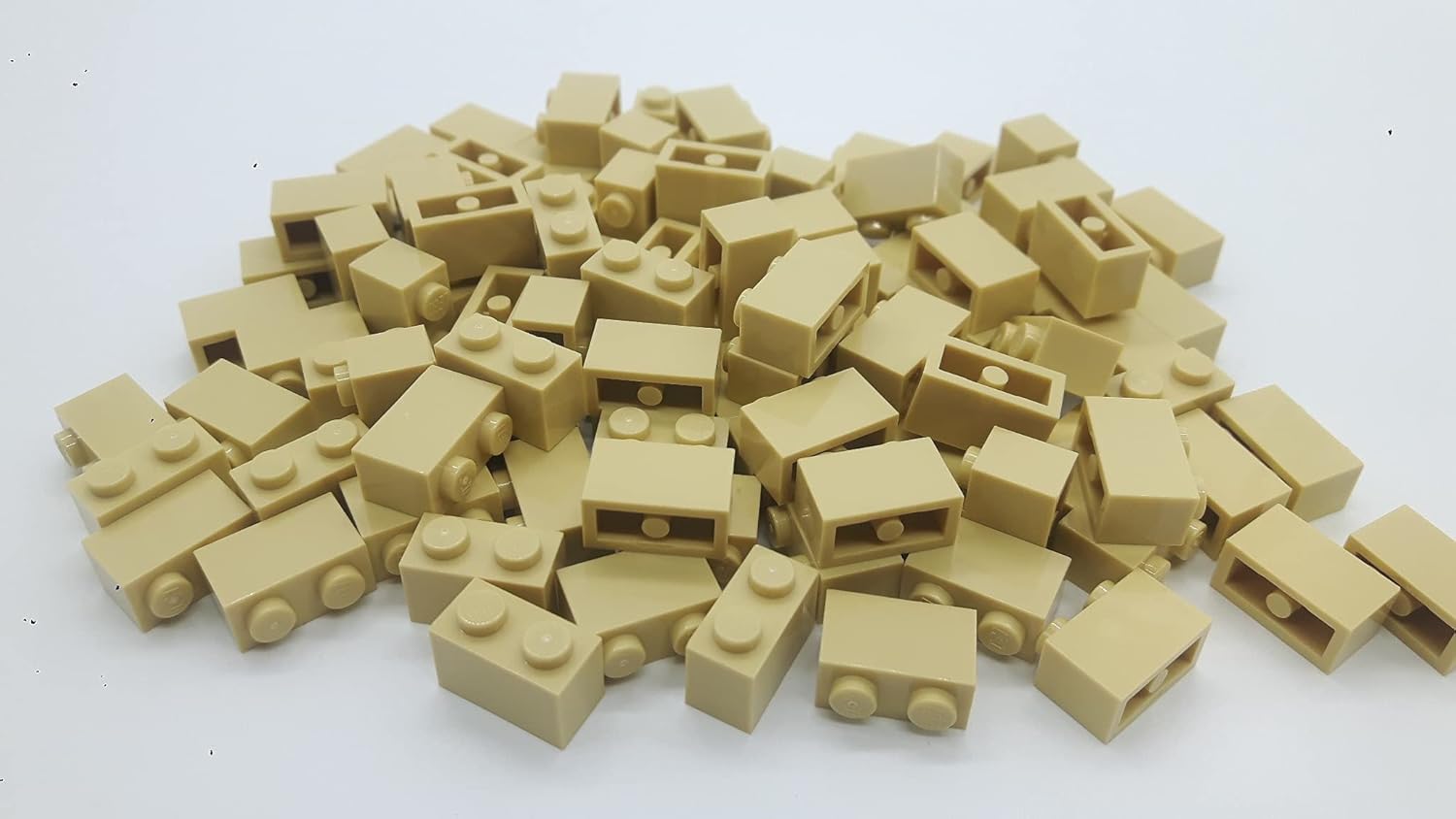 Bricks and Baseplates LEGO® BRICKS TAN 2x1 Pin Part 3004 Stud