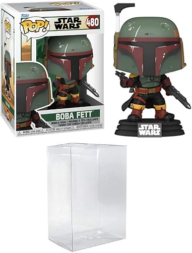 Funko Pop! Star Wars Libro de Boba Fett - Boba Fett incluido con EcoTEK Pop Protector