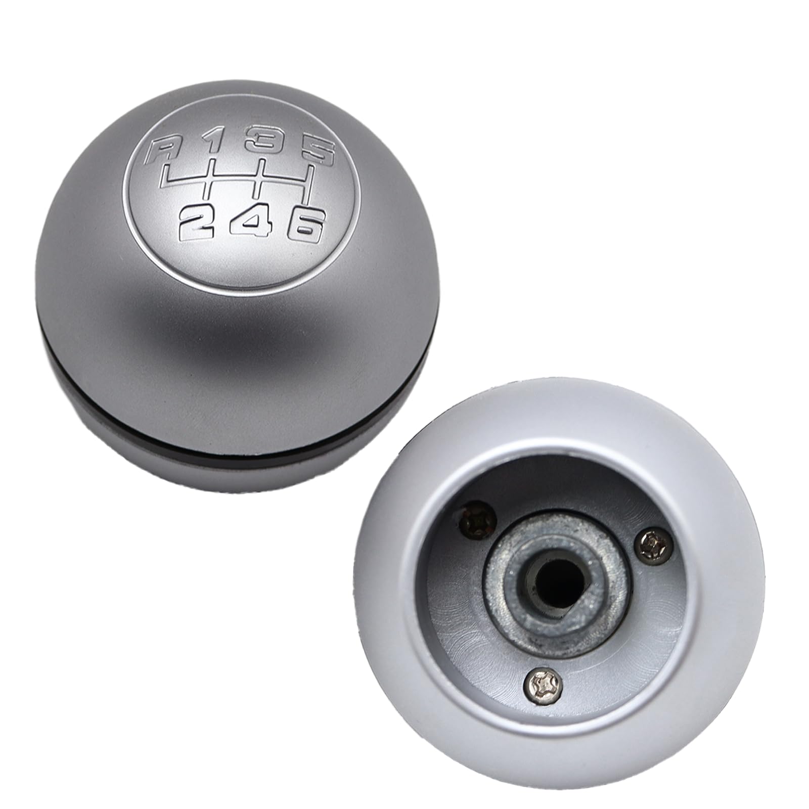55346345 Pomello del cambio a 6 velocità per Alfa Romeo Giulietta 2010-2018 50294565 Argento
