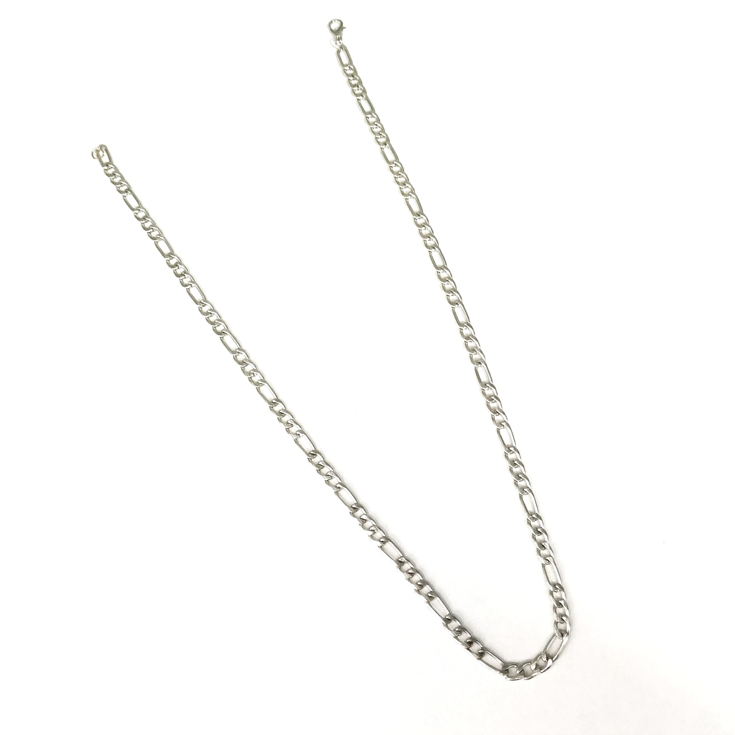Silver-tone Figaro Chain for Men and Boys | Minimalist Chain| Jewelry for Everyday, Gifting Or Occasional-image-24