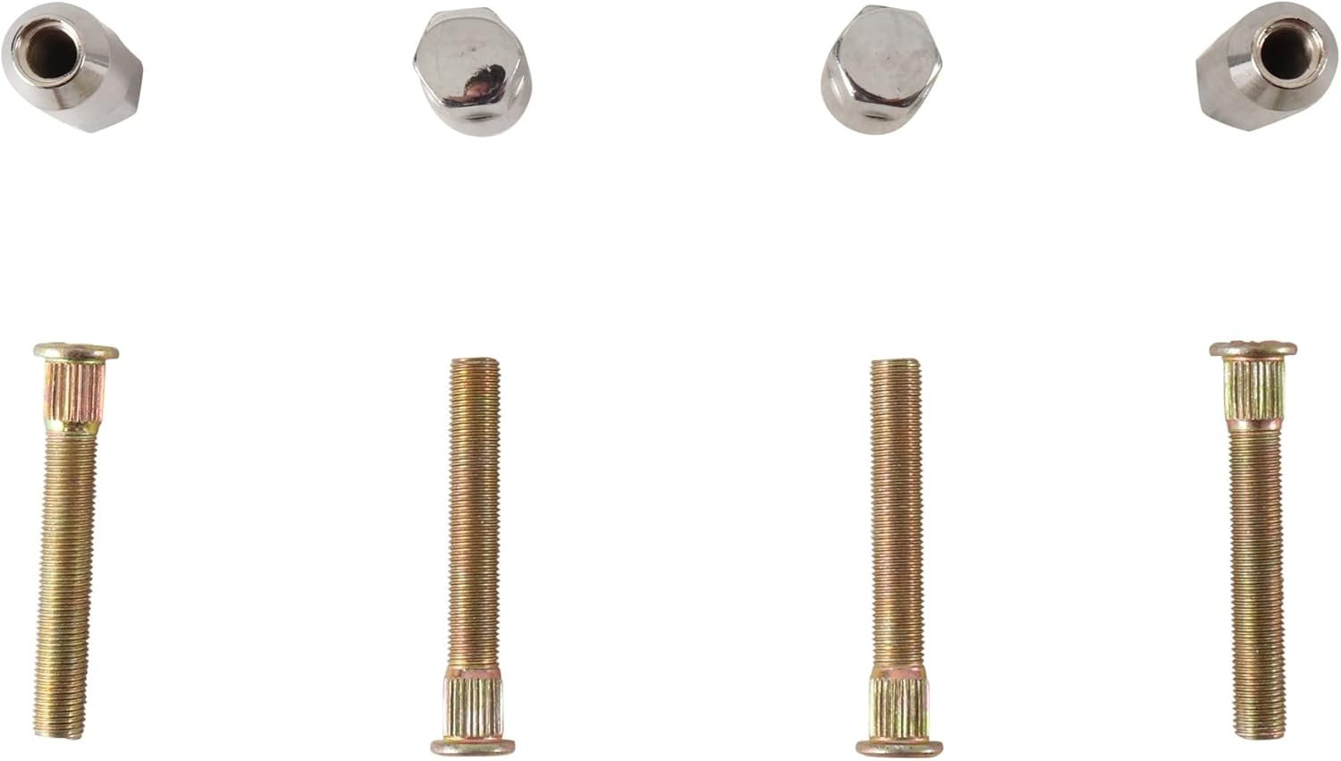 All Balls Racing 85-1108 Wheel Stud and Nut Kit Compatible with/Replacement for Polaris RZR S 800 2009-2014, RZR S 800 Built After 3/22/10 2010, RZR S 800 Built Before 3/21/10 2010