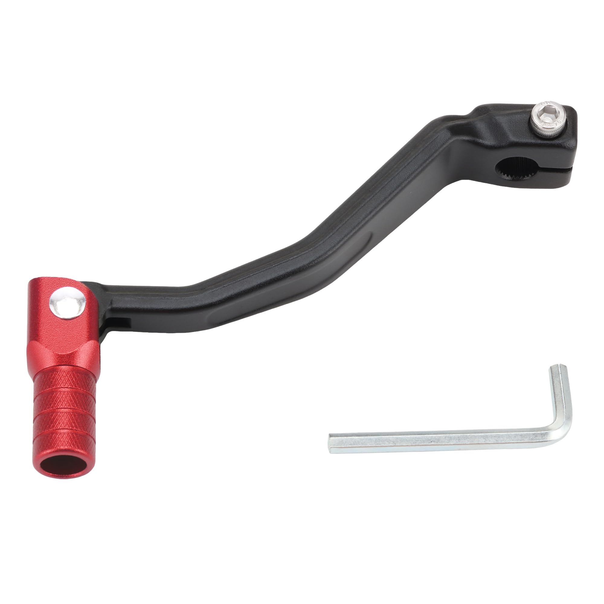 GOOFIT Rouge Levier de changement de pied pliable en alliage d'aluminium à remplacer pour CRF300L CRF250L Rally CRF 300L L 250M TRANSALP 600 650 XL650V XL600V