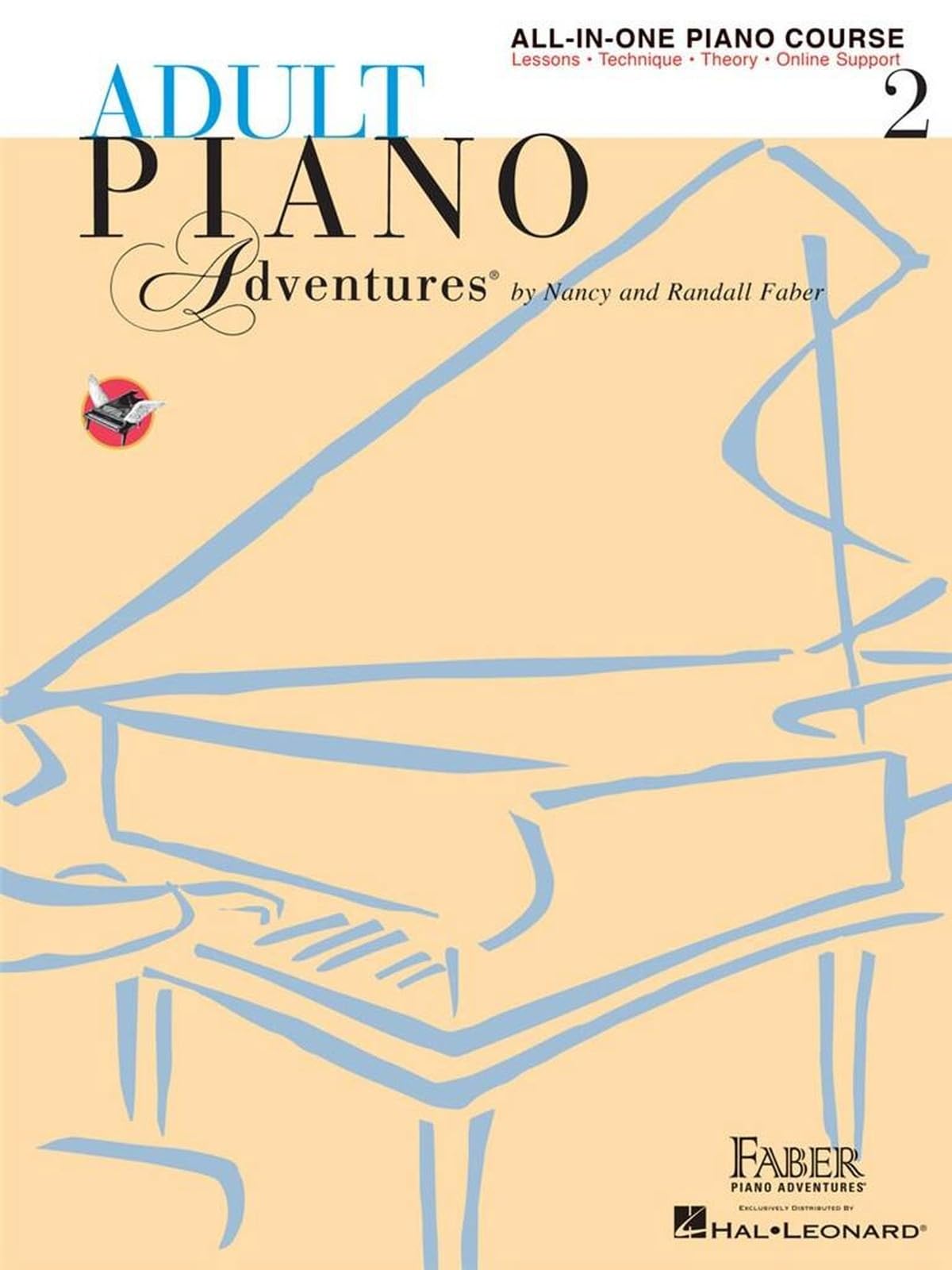 Adult Piano Adventures - All-in-One Book 2 | Piano Method with Media Online | Early Intermediate Piano Songs, Music Theory and Technique | Faber Piano Adventures for Adult Learners: Spiral Bound
