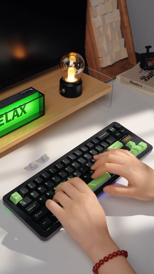 Amazon | EPOMAKER Galaxy68 QMK/VIA ワイヤレスメカニカルキーボード