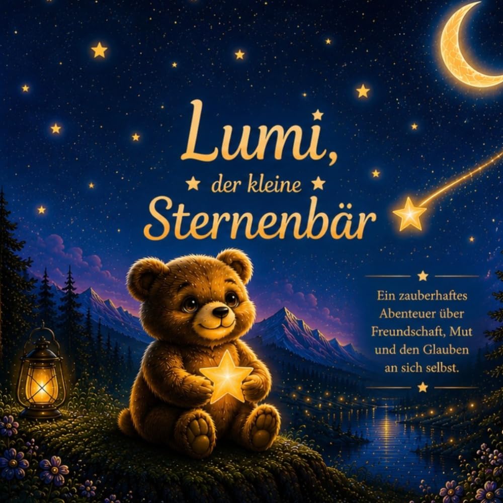 Lumi, der kleine Sternenbär: „Ein liebevolles Kinderbuch über Mut und Erinnerungen“