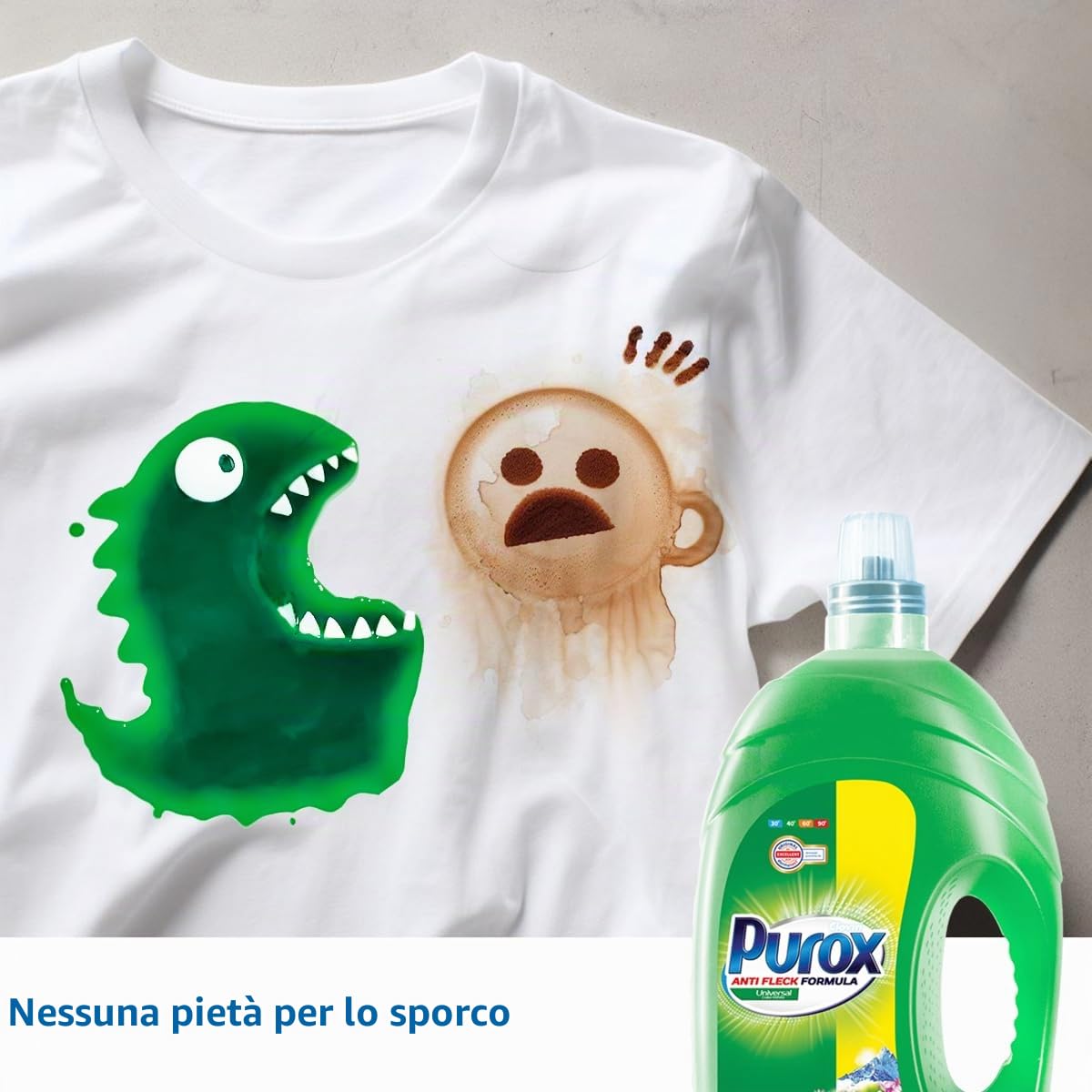 PUROX UNIVERSAL Detersivo Lavatrice Liquido Gel Concentrato (143 Lavaggi x3) – Per tutti i tessuti, rimuove le macchie, risciacquo completo, ecologico, protezione anticalcare, 4,3l, Multipack 3 pezzi